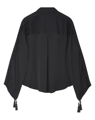 Day Birger et Mikkelsen - Mikana Matte Crepe Bluse - Black